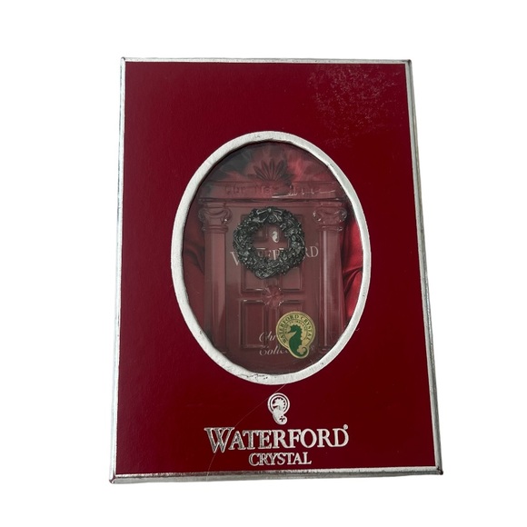 KSD Waterford 135435 Our New Home Crystal Christmas Holiday Ornament Door - Picture 3 of 6